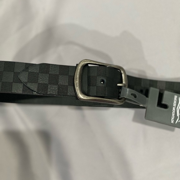 Bonded Leather Men’s belt Smokey mountain - Picture 7 of 11